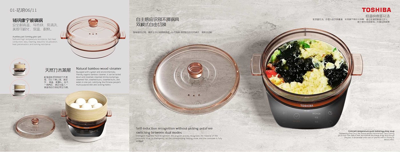 Induction Cooker Enamel Pot，