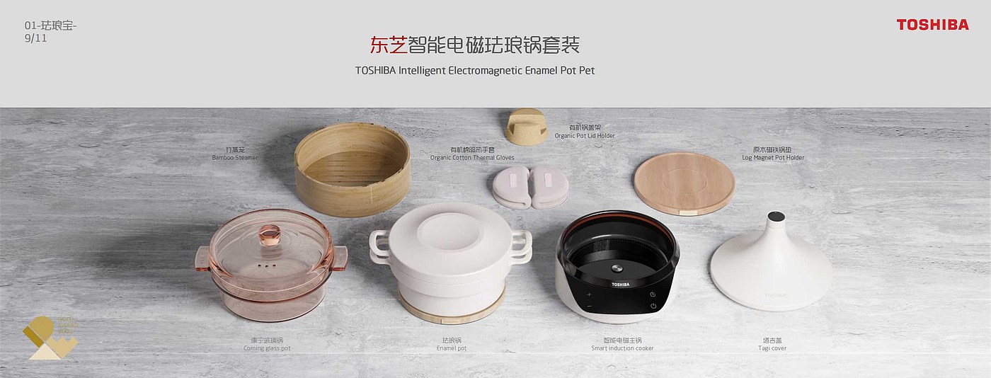 Induction Cooker Enamel Pot，