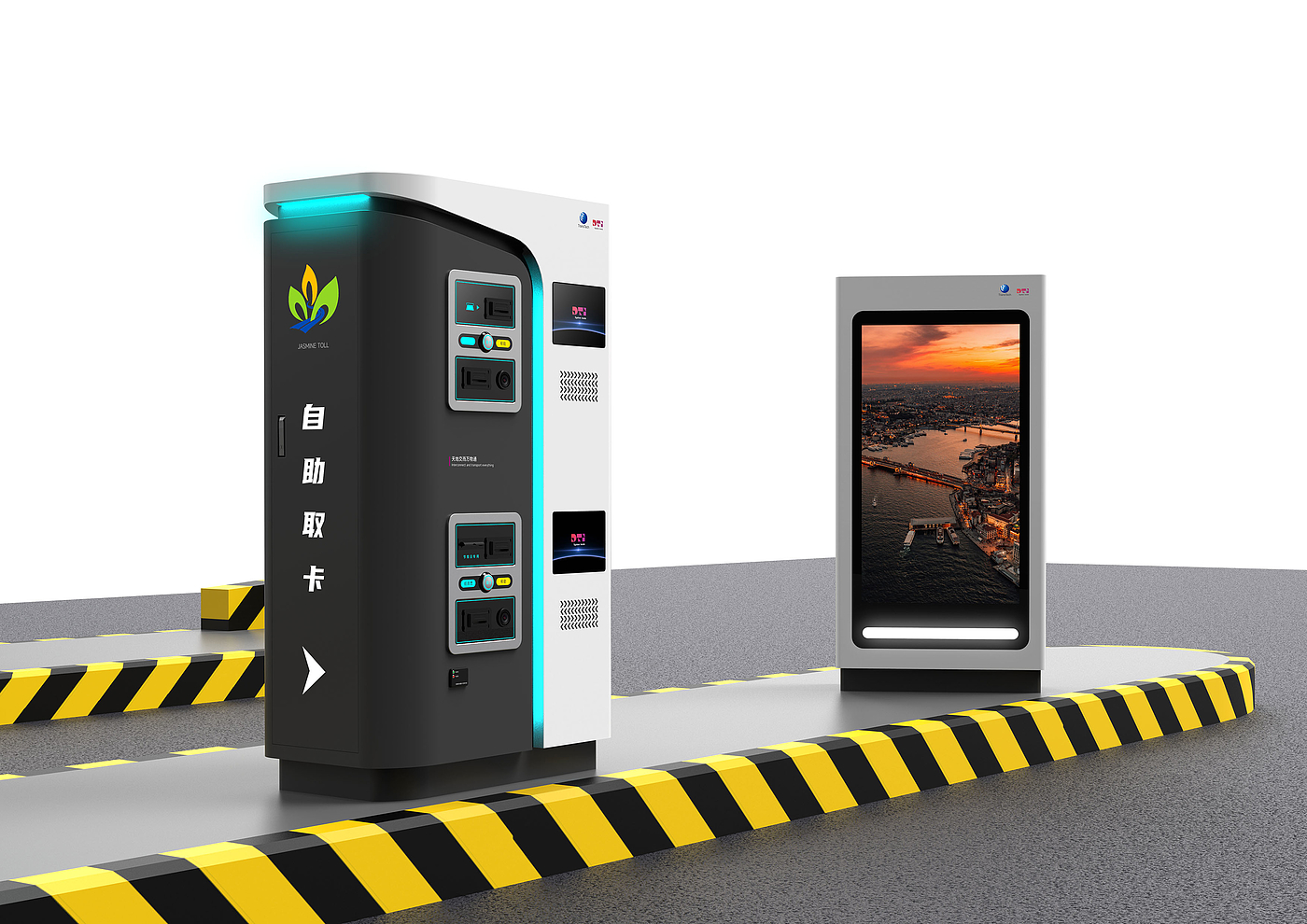 high speed station，Toll robot，automation，Interaction design，Appearance design，