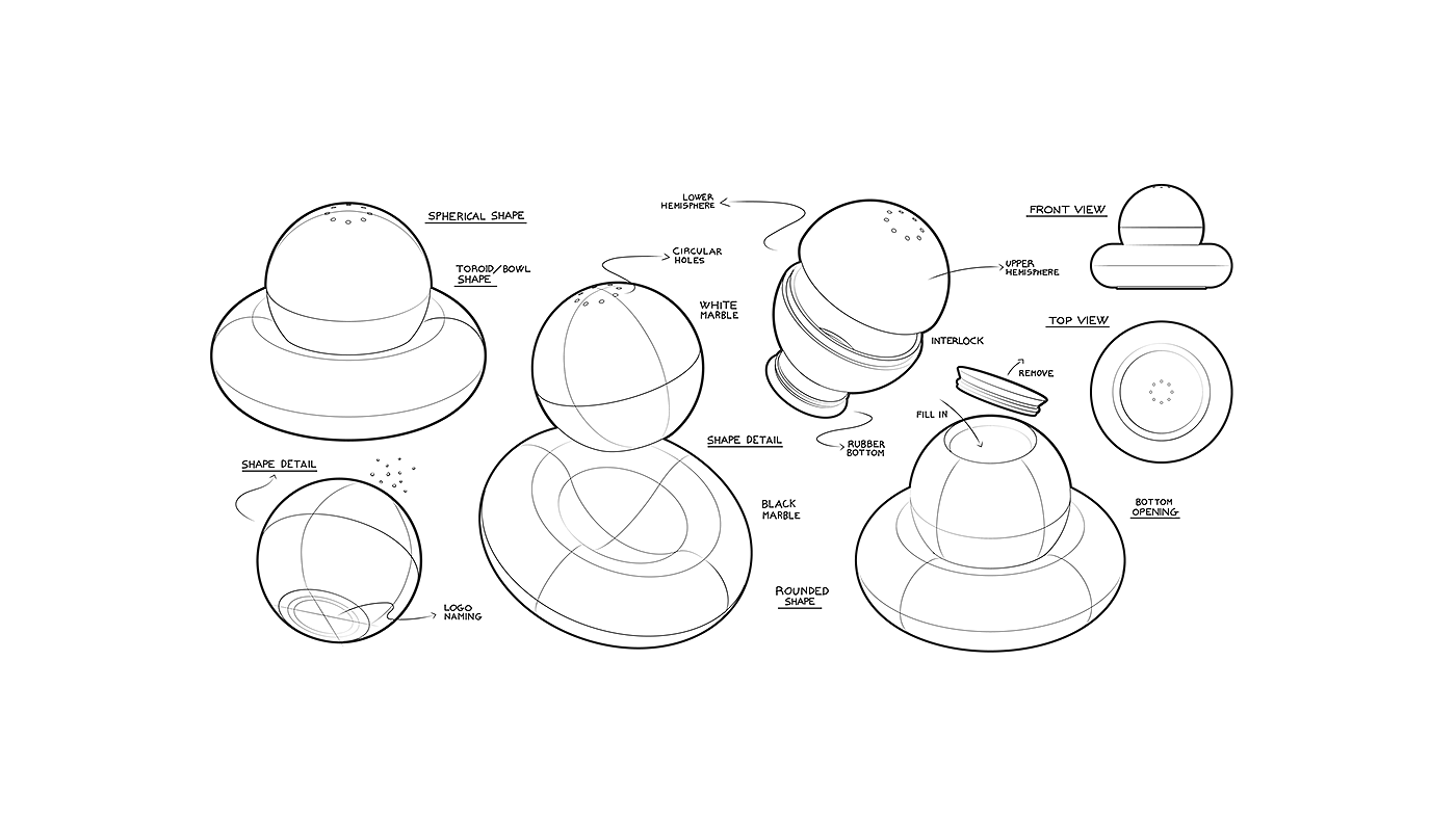 3d，Design，industrial design，product design，shaker，bottle，The seasoning bottle，