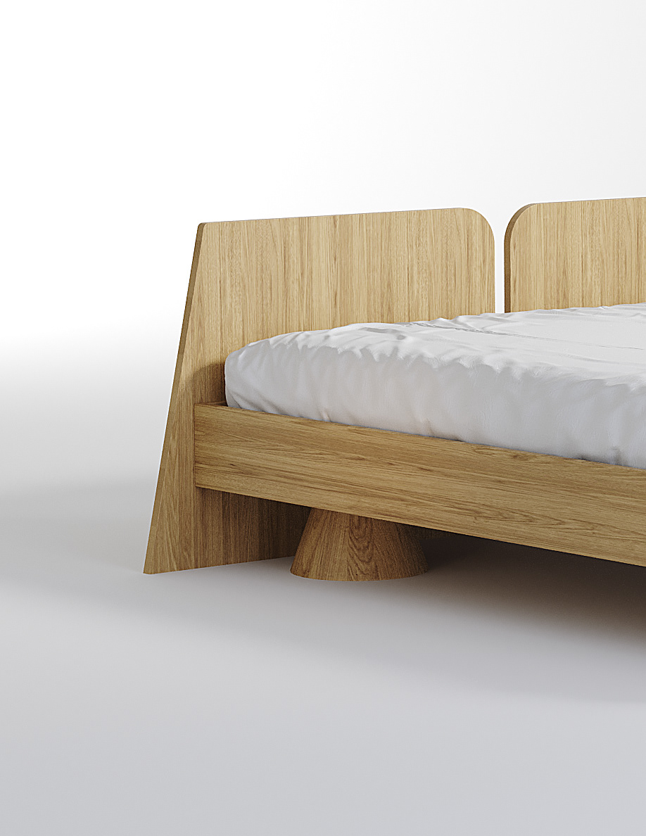furniture，Bed，wood，Interior design，Home Furnishing，furniture design ，bedside cupboard，