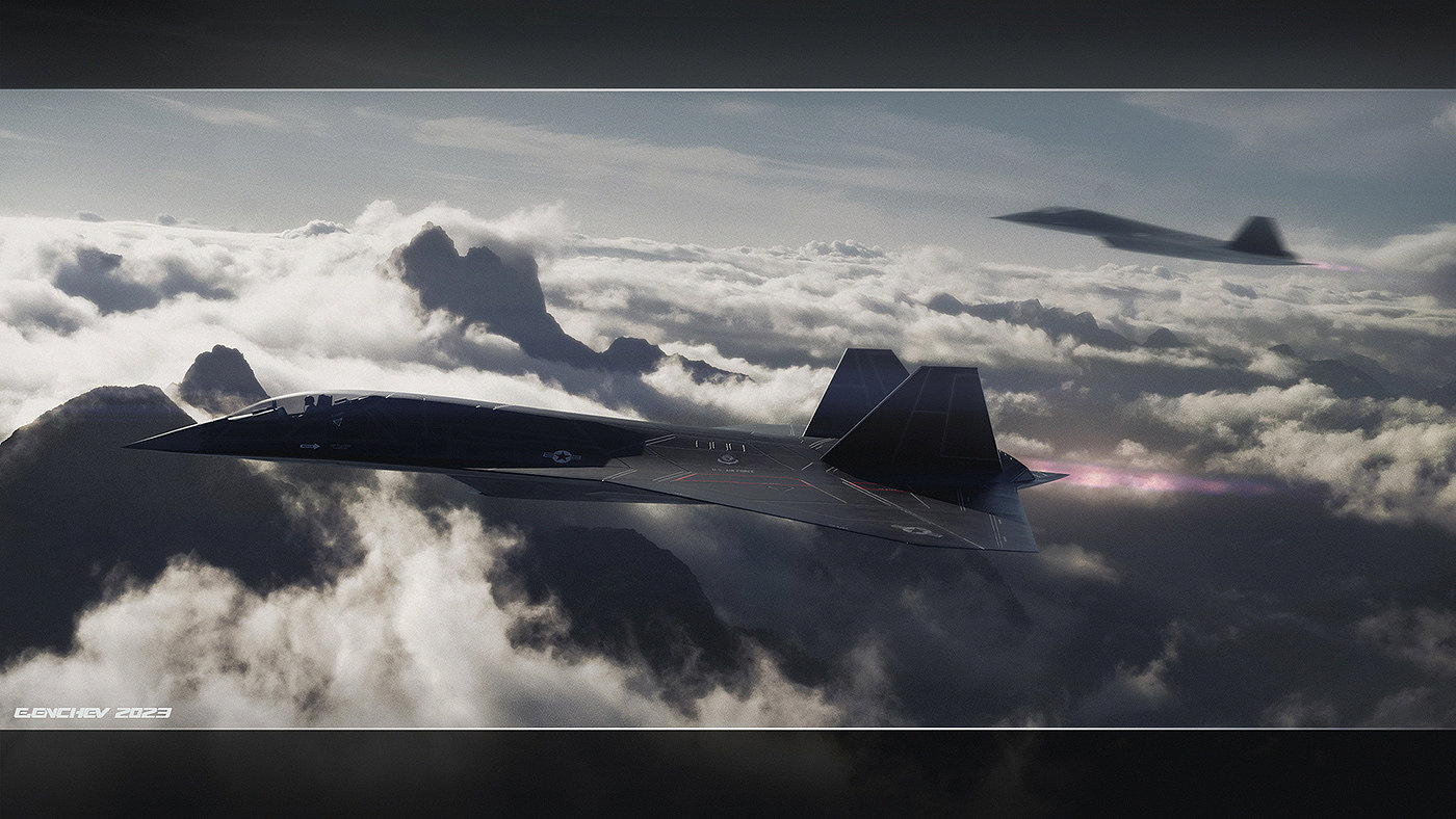 fighter，concept，Design，aircraft，scifi，STEALTH，