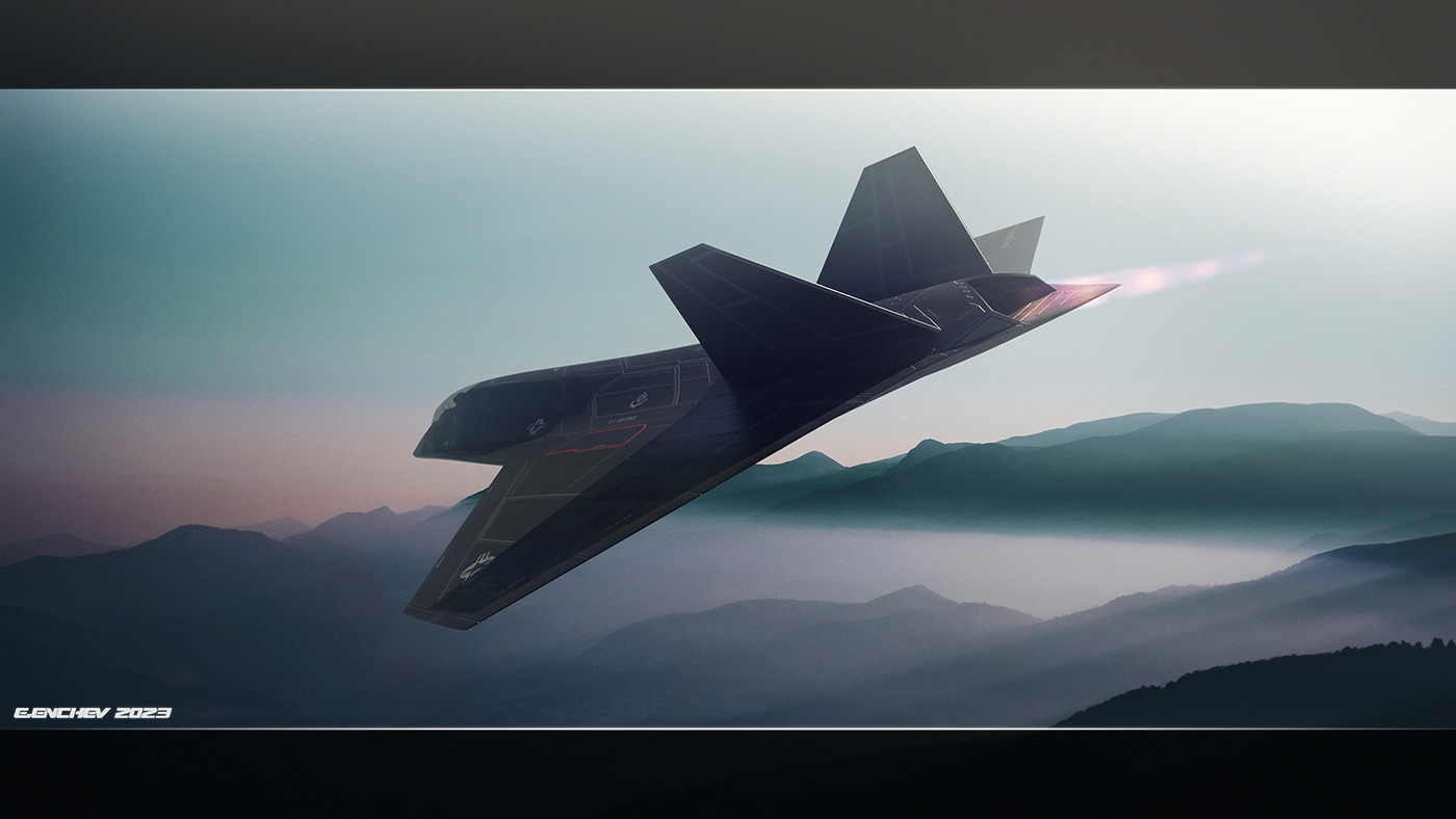 fighter，concept，Design，aircraft，scifi，STEALTH，
