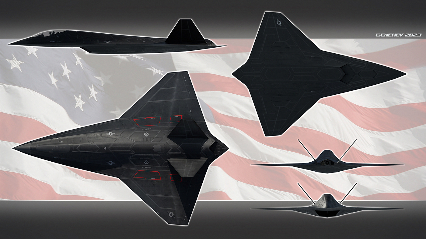 fighter，concept，Design，aircraft，scifi，STEALTH，