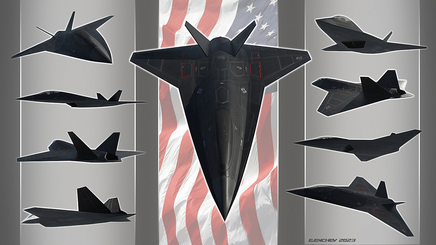 fighter，concept，Design，aircraft，scifi，STEALTH，