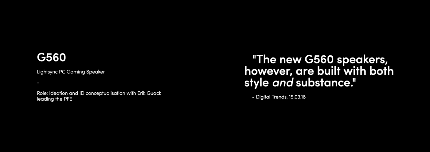 Game specific，horn，Logitech G560，Custom lighting，