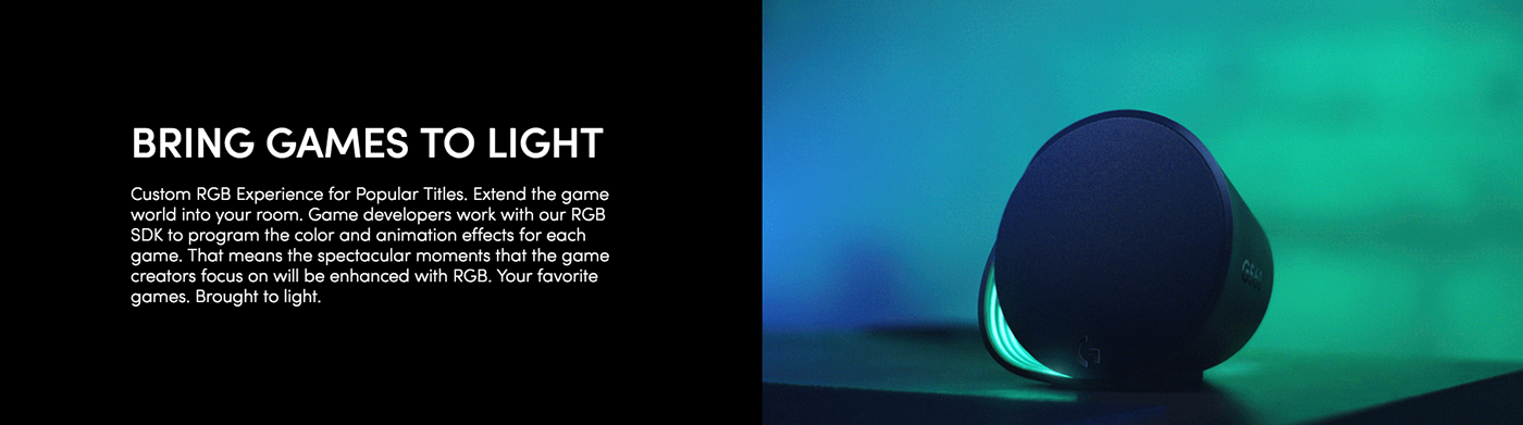 Game specific，horn，Logitech G560，Custom lighting，