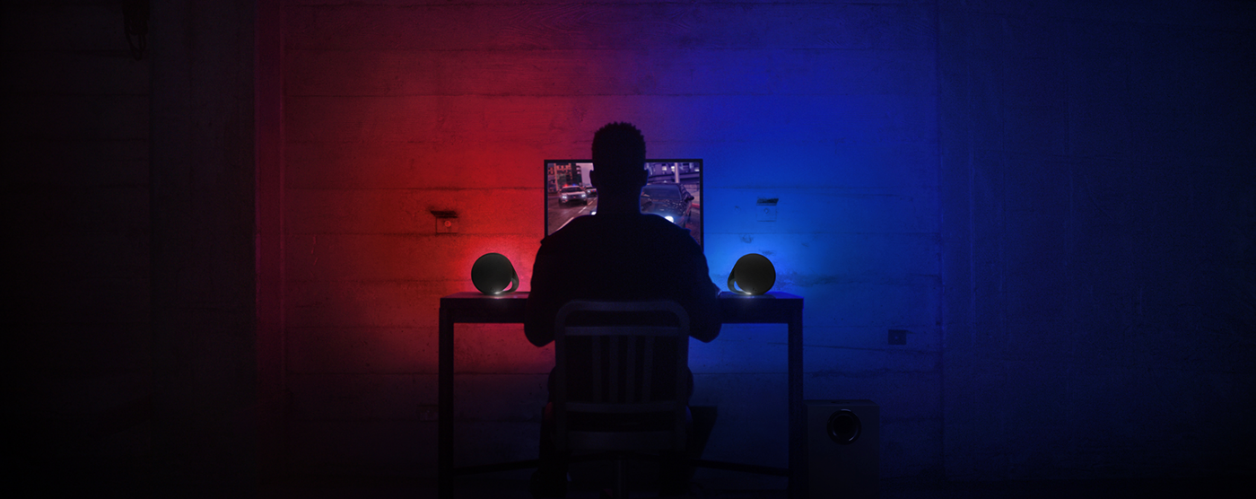 Game specific，horn，Logitech G560，Custom lighting，