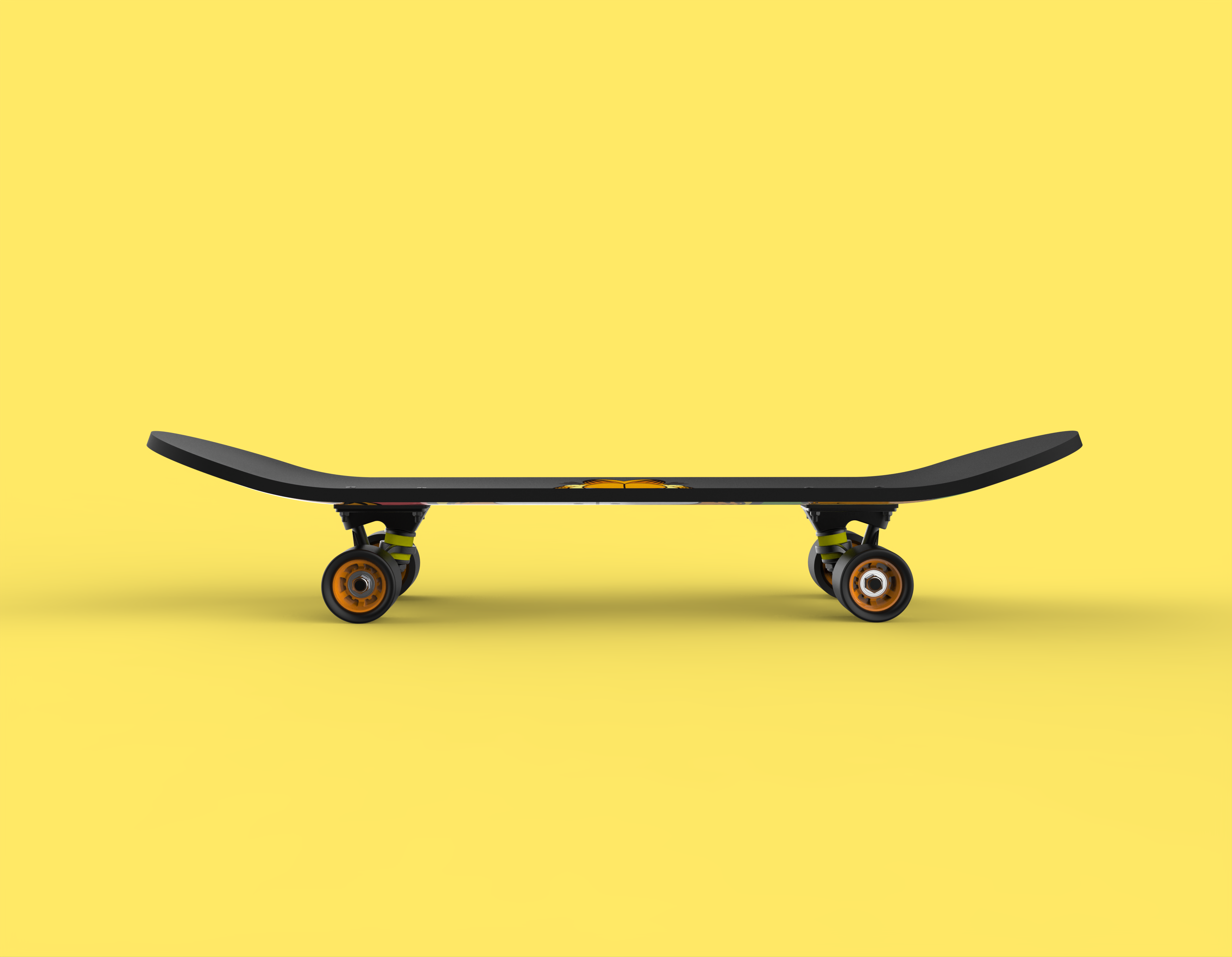 Garfield，Maple Skateboard，Skate，outdoor sport，