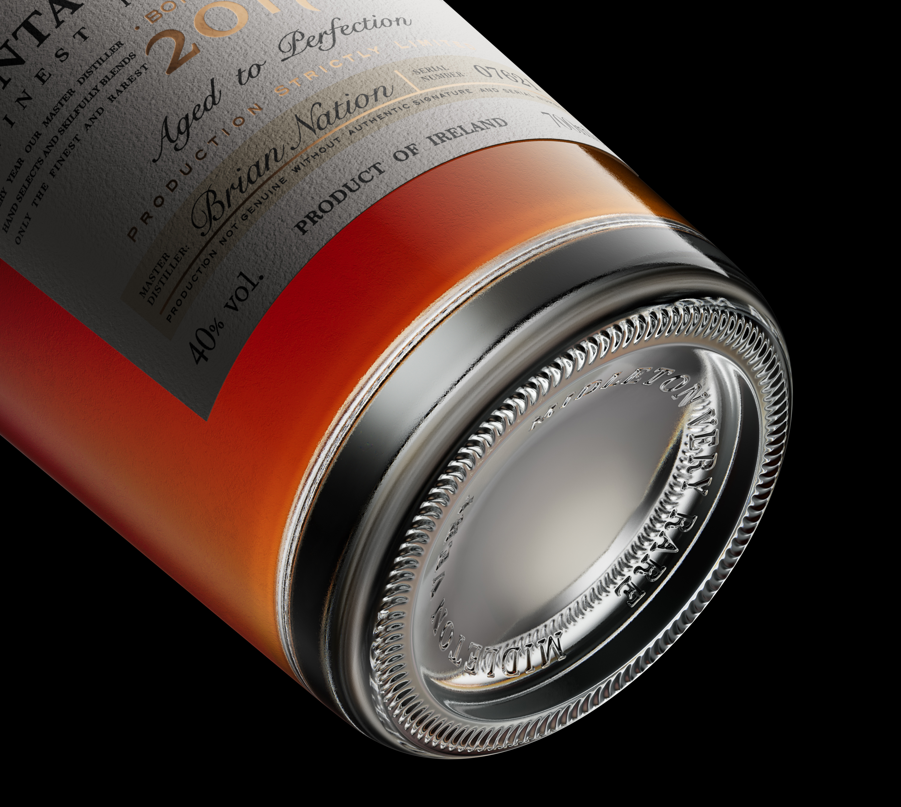 Wine packaging，Render，three-dimensional，Product rendering，