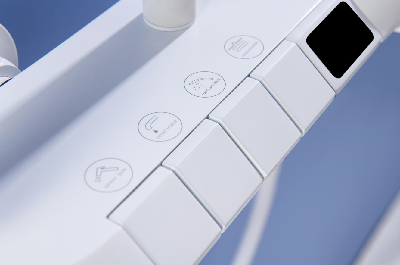 Big shower，Pure white，circular，