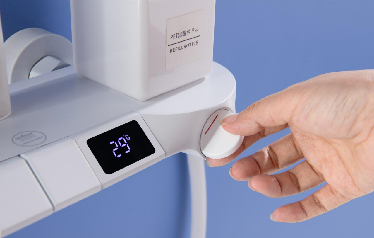 Big shower，Pure white，circular，