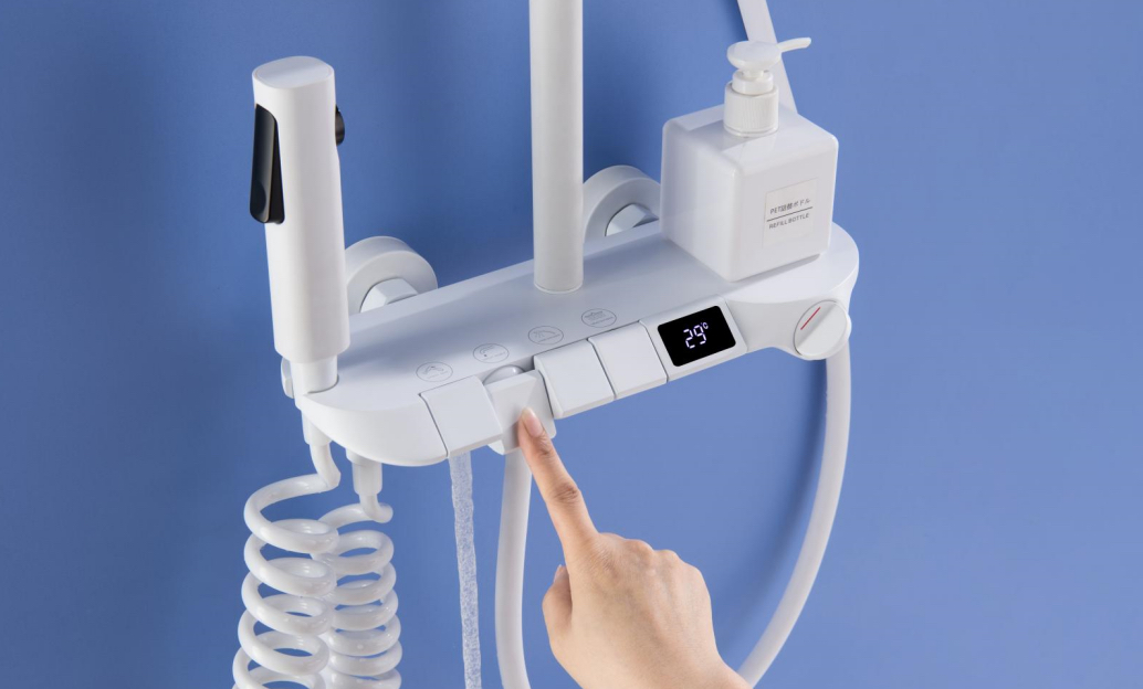 Big shower，Pure white，circular，