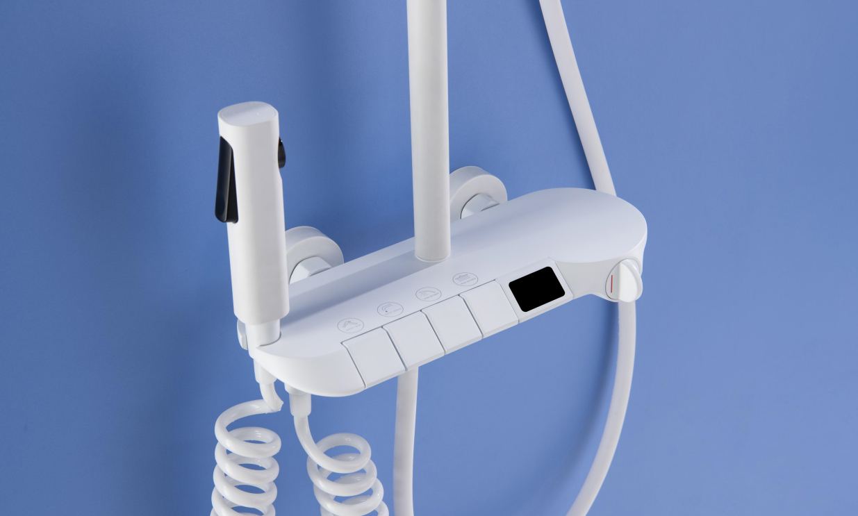 Big shower，Pure white，circular，