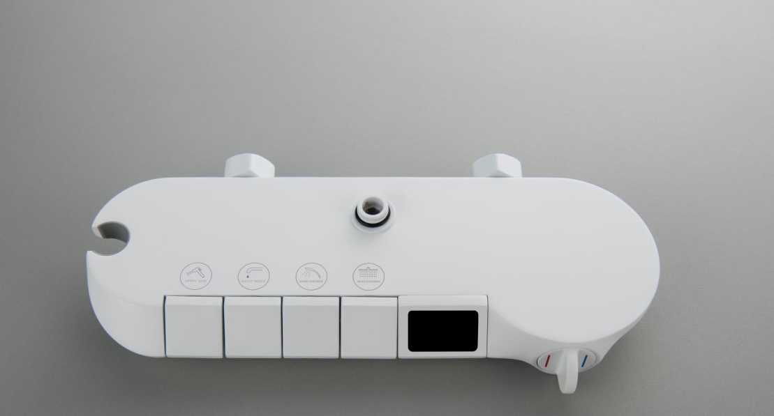 Big shower，Pure white，circular，