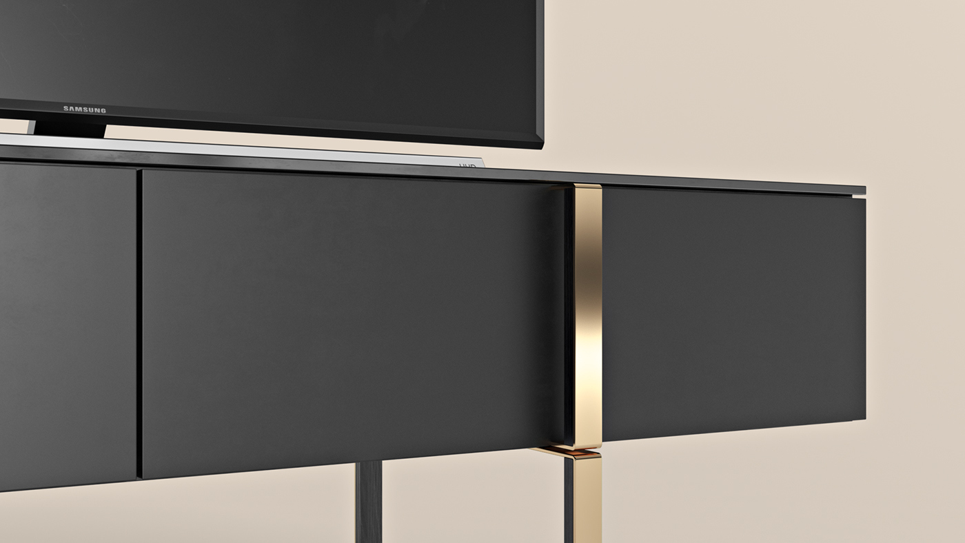 furniture，Home Furnishing，black，cabinet，fashion，brass，