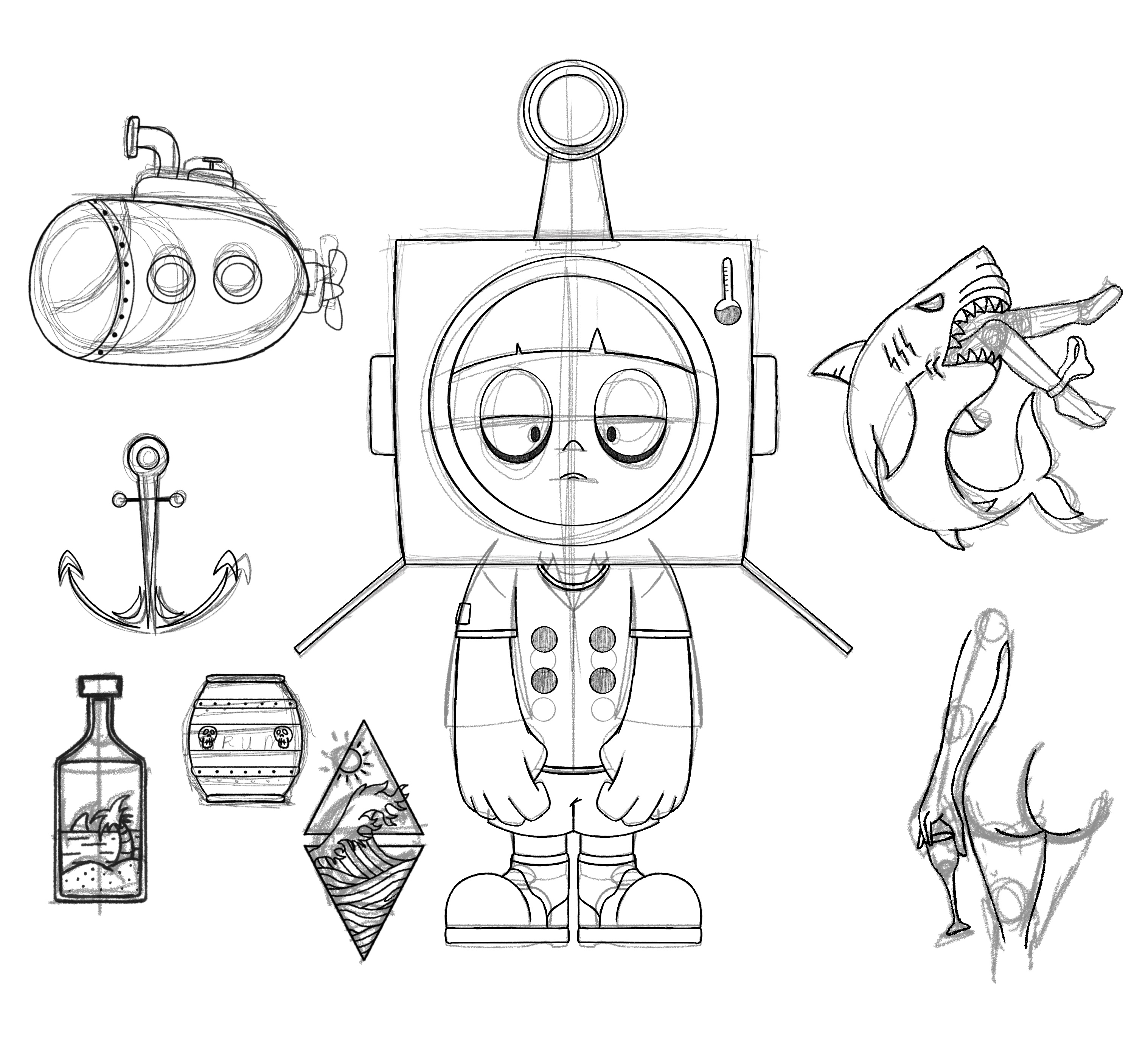 Toys，3D model，manual，Role design，Model，Design，