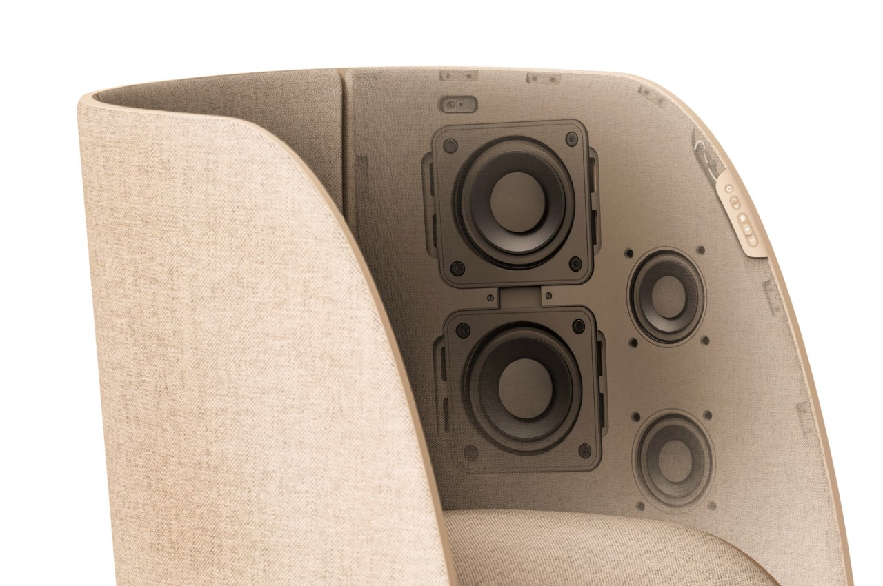 chair，Appearance design，delicate，speaker，