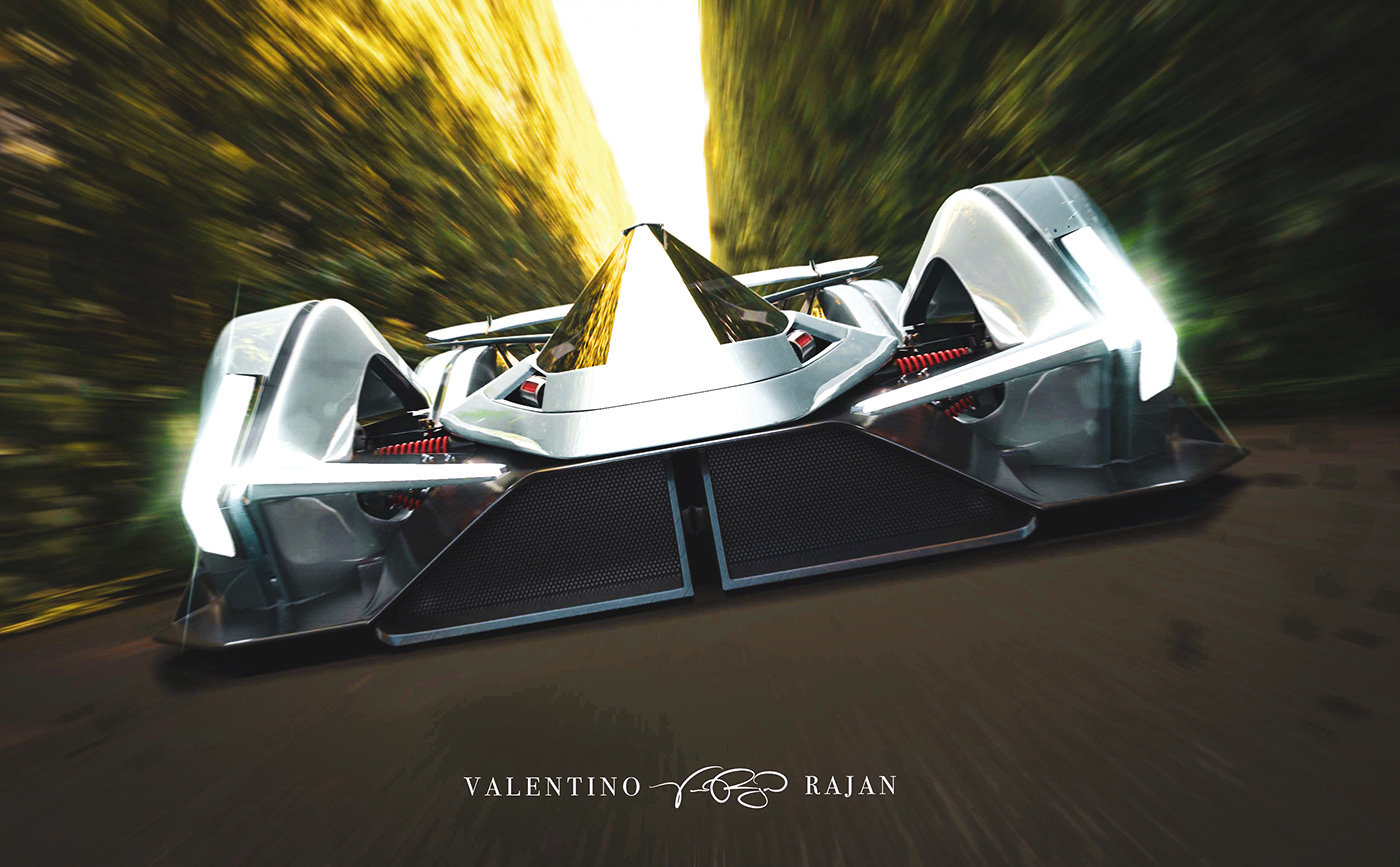 Valentino Rajan，AC-1 Monarca，Automobile design，Streamlined design，Ergonomics，