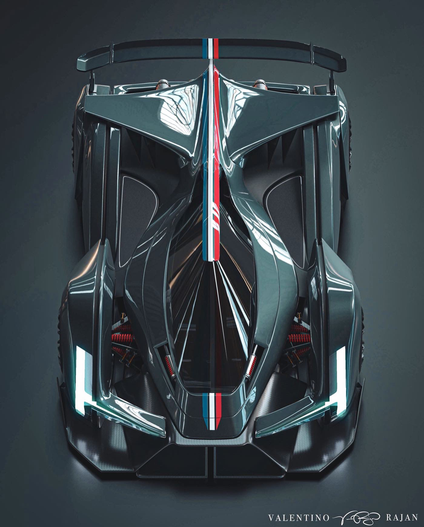 Valentino Rajan，AC-1 Monarca，Automobile design，Streamlined design，Ergonomics，