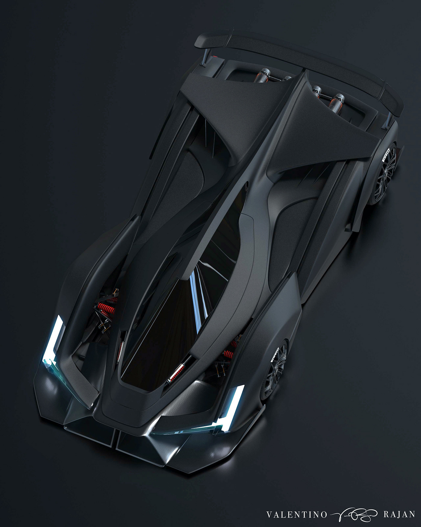 Valentino Rajan，AC-1 Monarca，Automobile design，Streamlined design，Ergonomics，