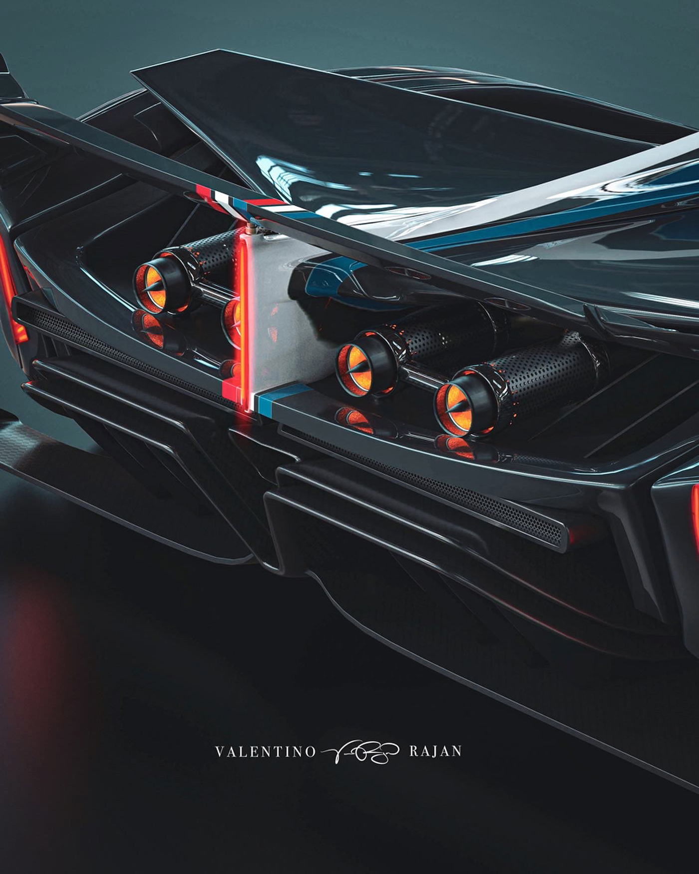 Valentino Rajan，AC-1 Monarca，Automobile design，Streamlined design，Ergonomics，