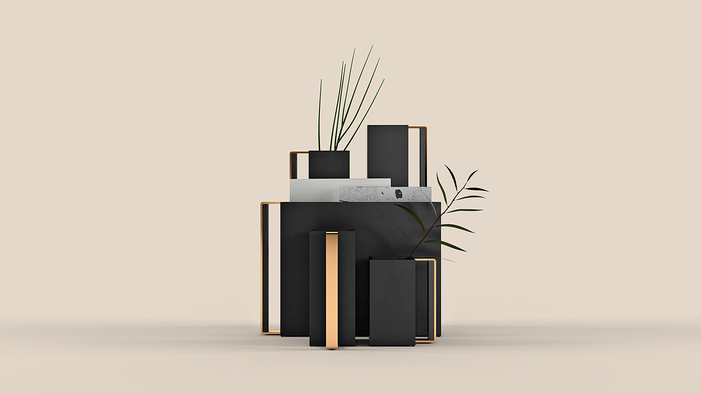 furniture，Home Furnishing，black，cabinet，fashion，brass，