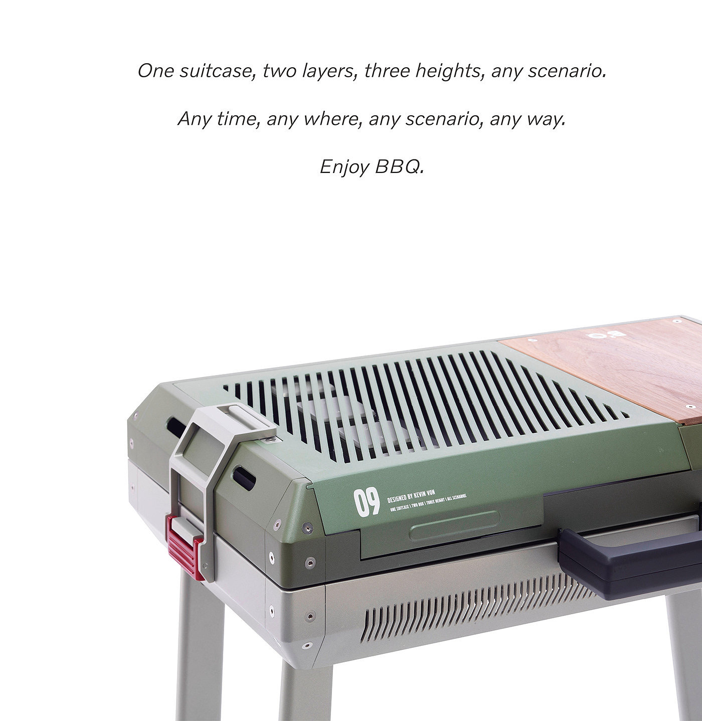 Kevin Von，Yin Man Chan，Ran Lin，B2Q Kit，product design，barbecue，