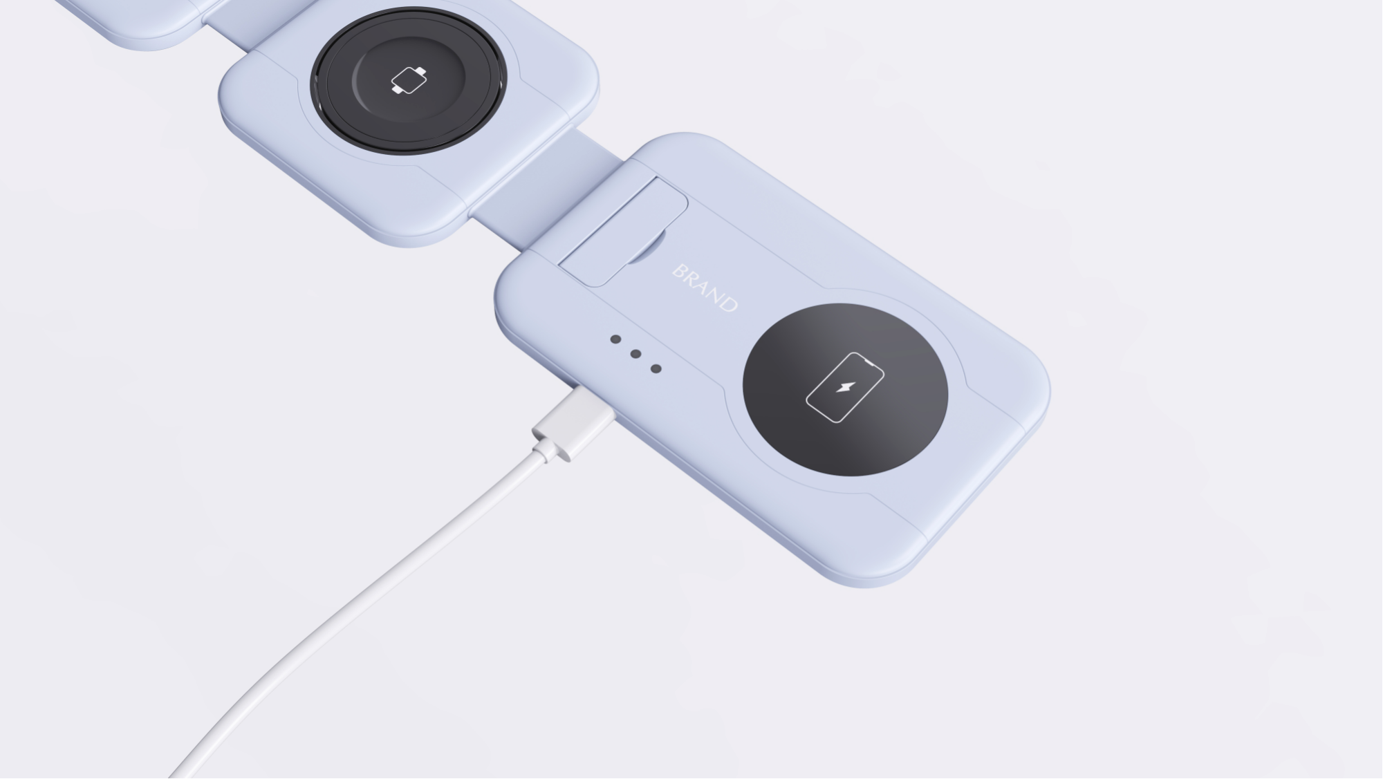 Apple Trifold Wireless Charger，product design，industrial design，Structural design，Product development，Graphic Artist Designer，