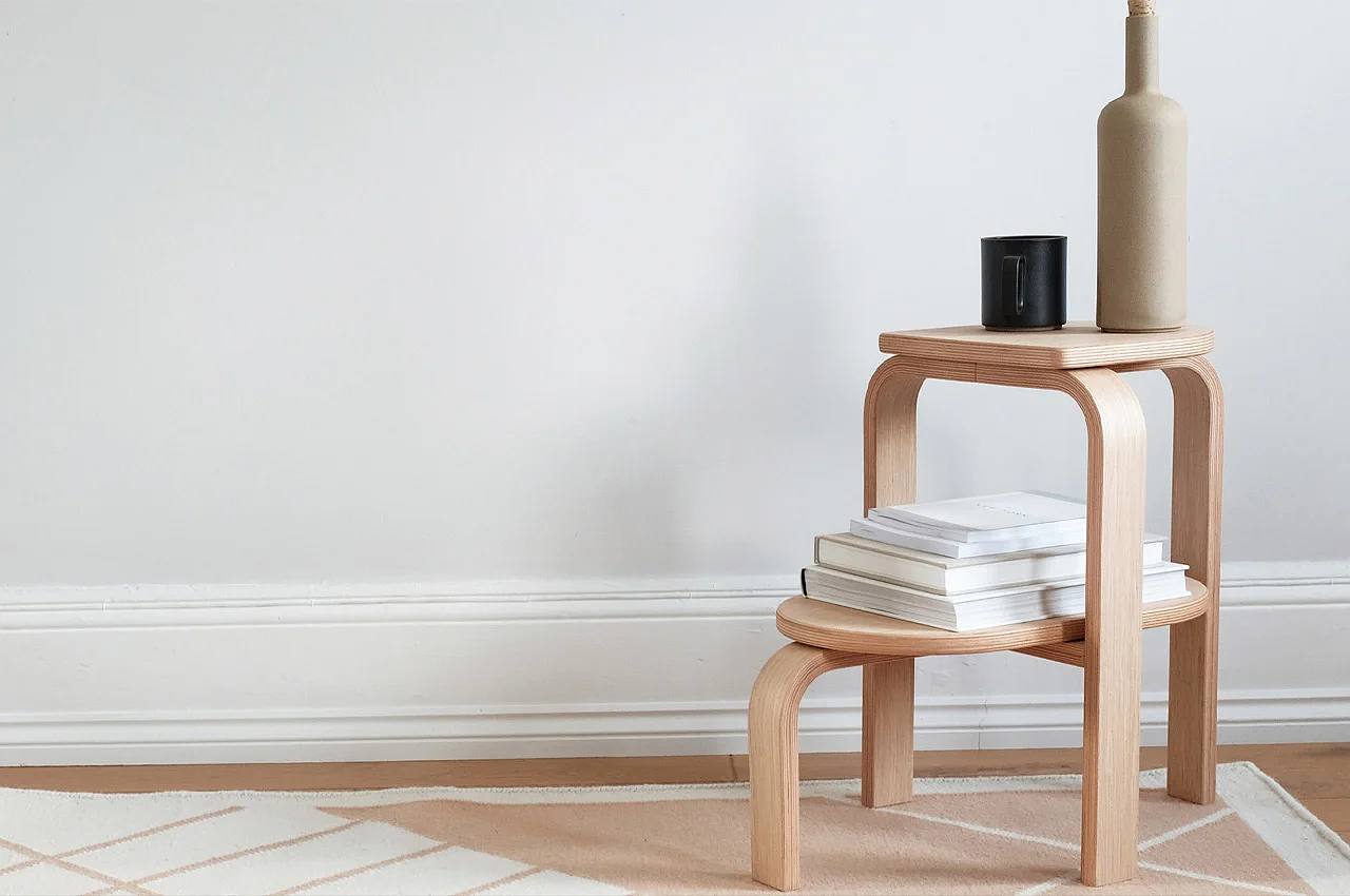 Step on the foot，Side table，Appearance design，product design，