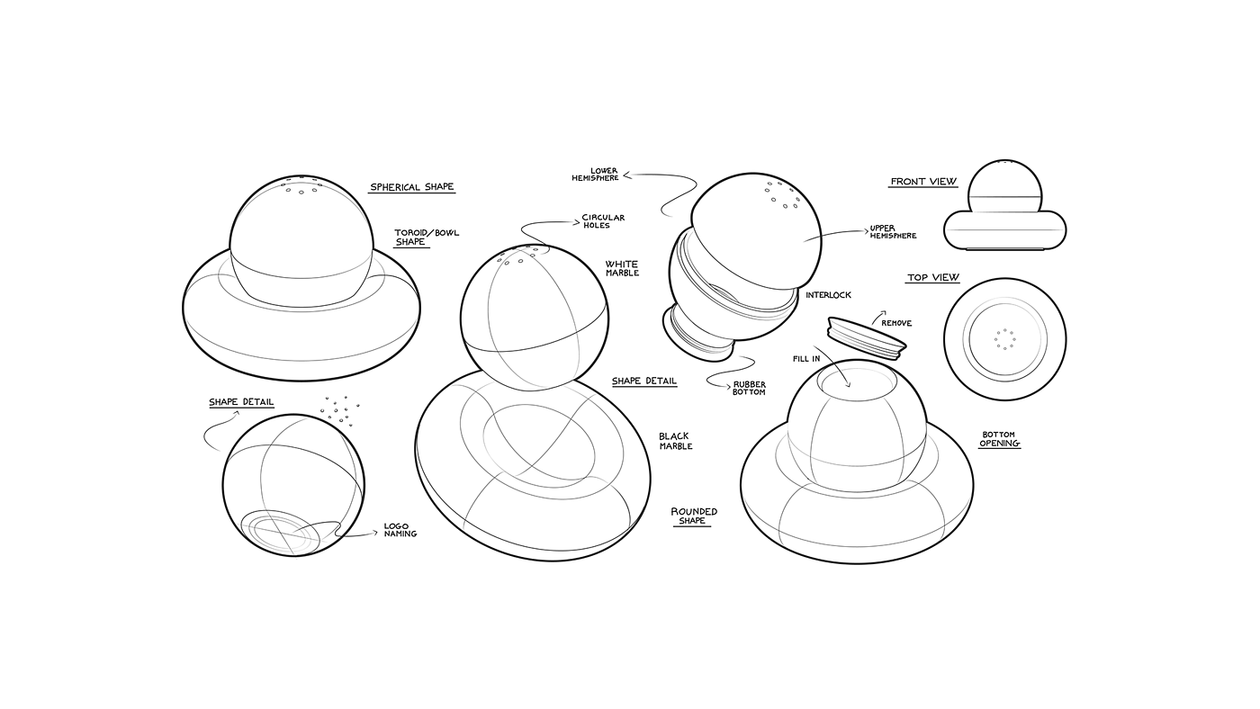 nest，胡椒瓶，3d，设计，产品设计，模型，