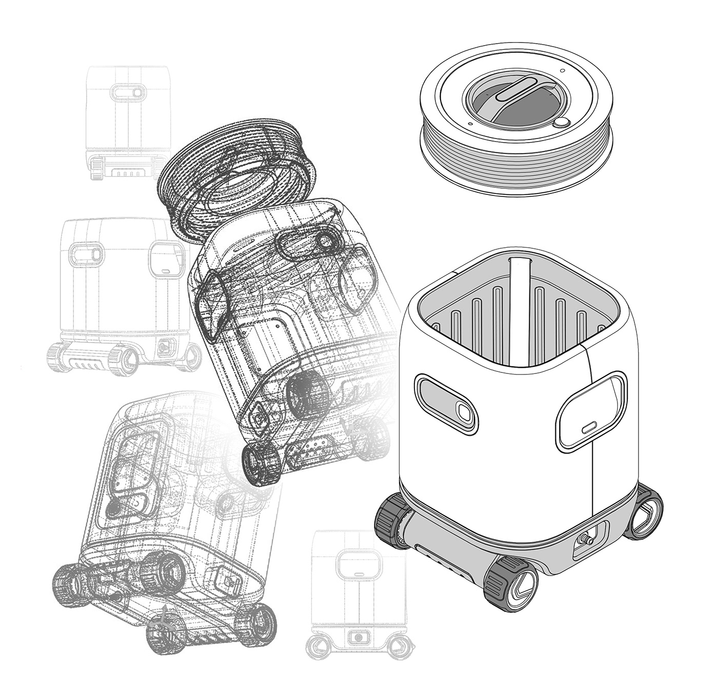 Marius Kindler，kärcher，sustainable，Aesthetic design，product design，Outdoor Pressure Wash Equipment，Rental ecosystem，