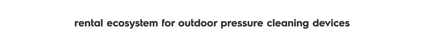 Marius Kindler，kärcher，sustainable，Aesthetic design，product design，Outdoor Pressure Wash Equipment，Rental ecosystem，