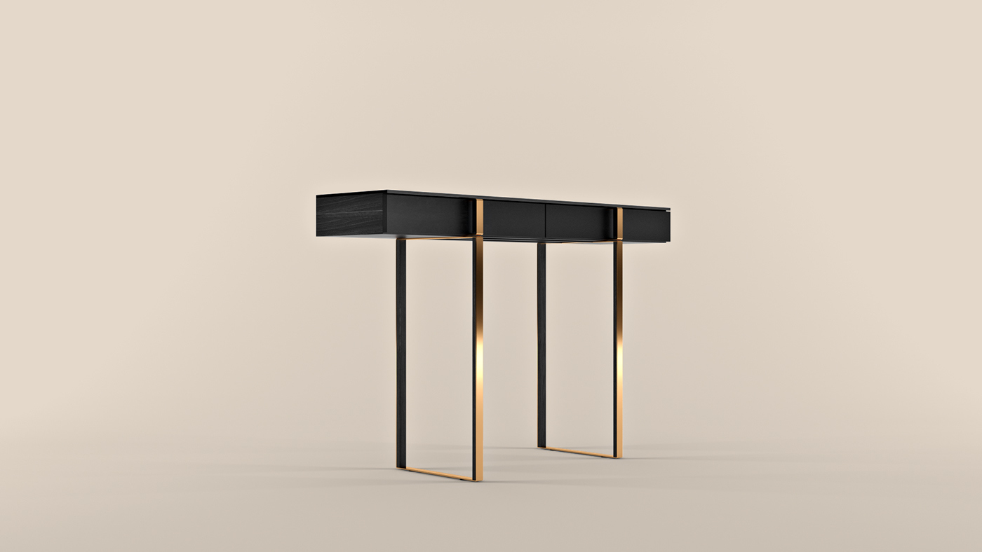 furniture，Home Furnishing，black，cabinet，fashion，brass，