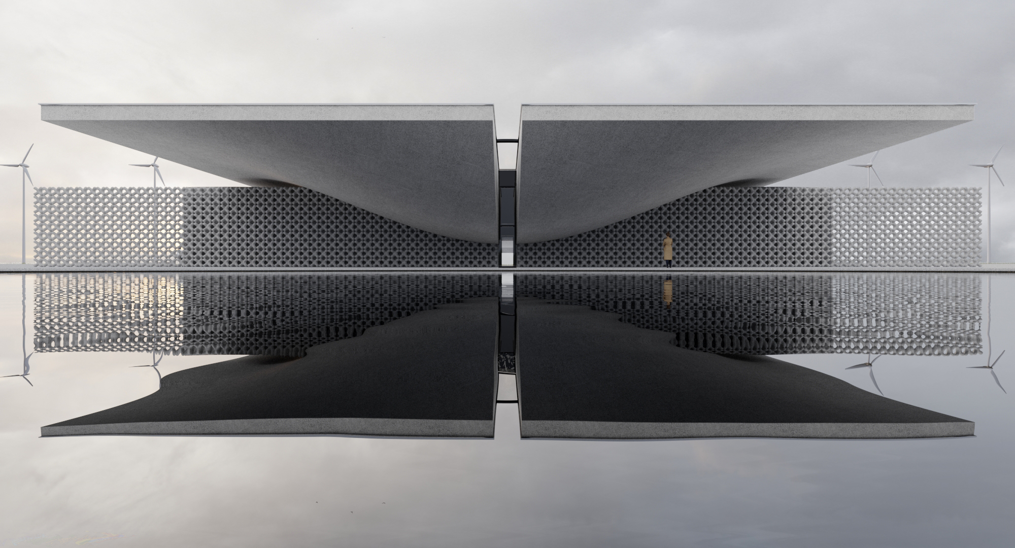 Visit the Center，Architecture，3d，3D model，Design，visualization，