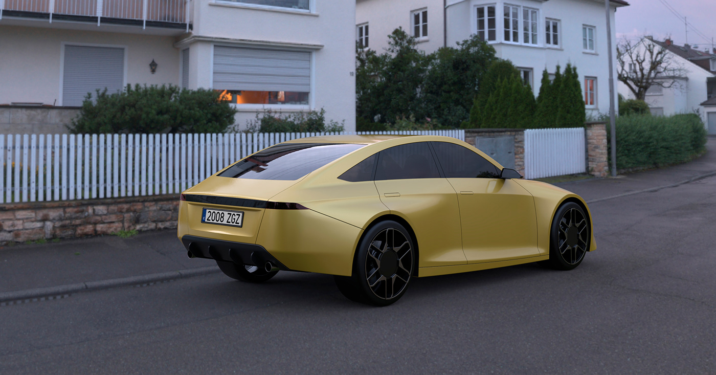 Moscow Vizzy，automobile，streamline，Appearance design，Cool，