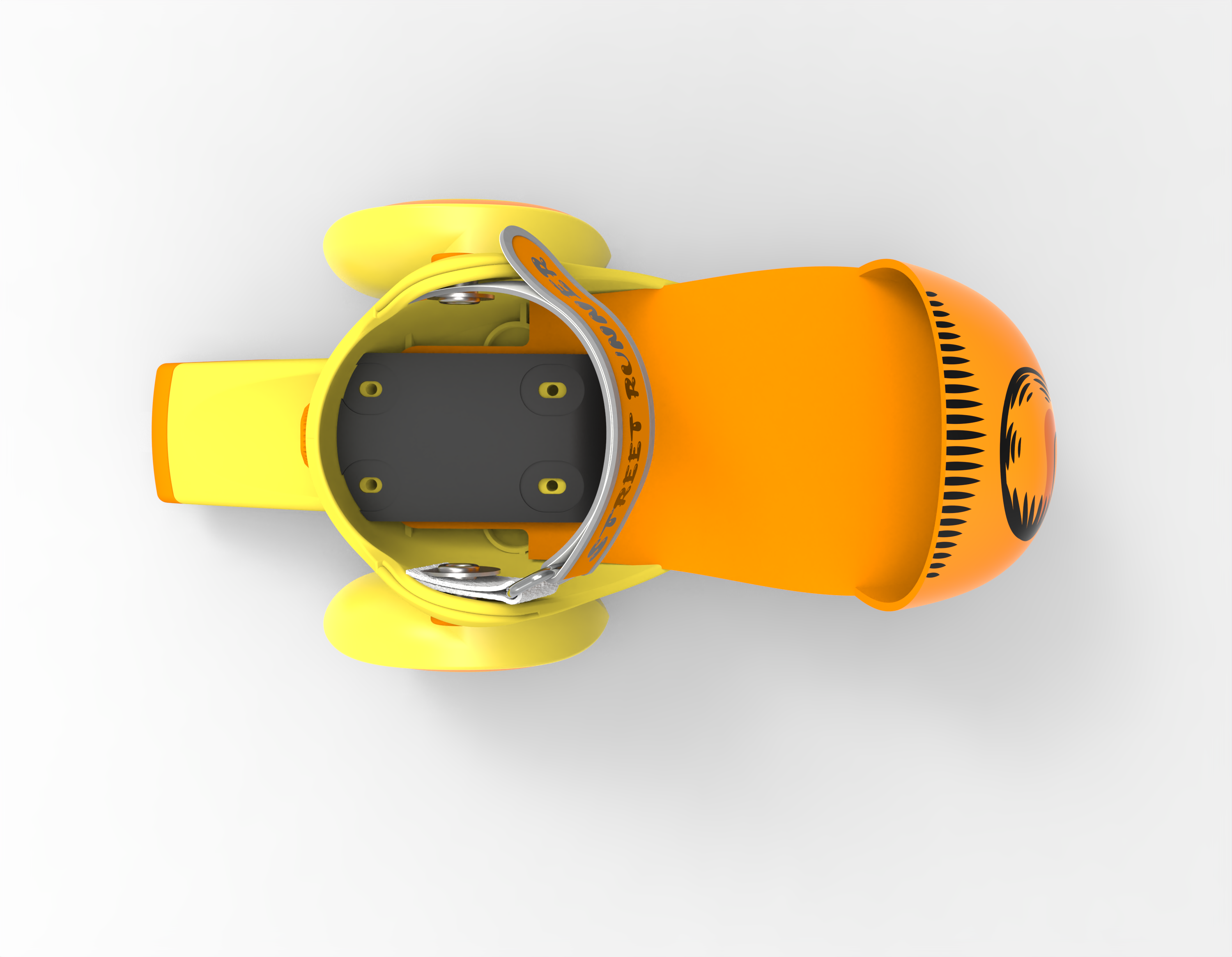 the skating shoes，