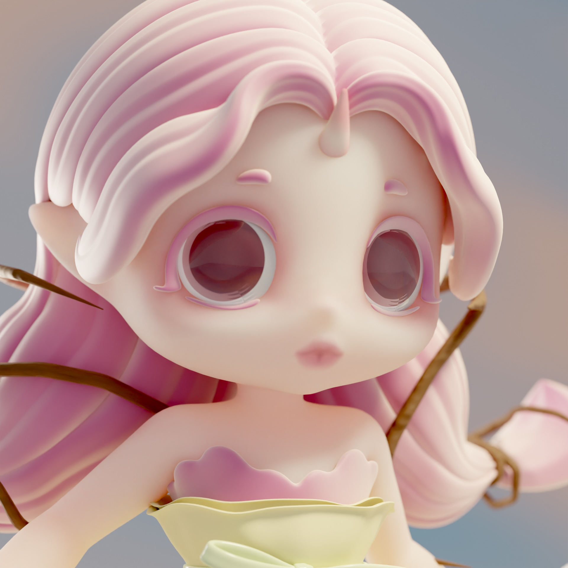 modeling，IP，3d，Doll，Tide play，