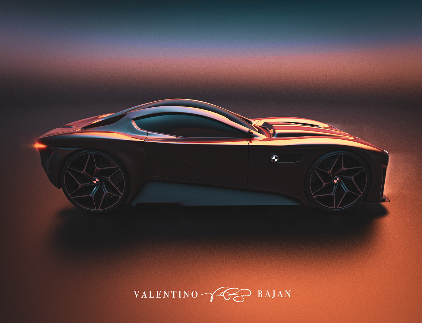 Valentino Rajan，BMW FNS iThirty，Automobile design，Streamlined design，