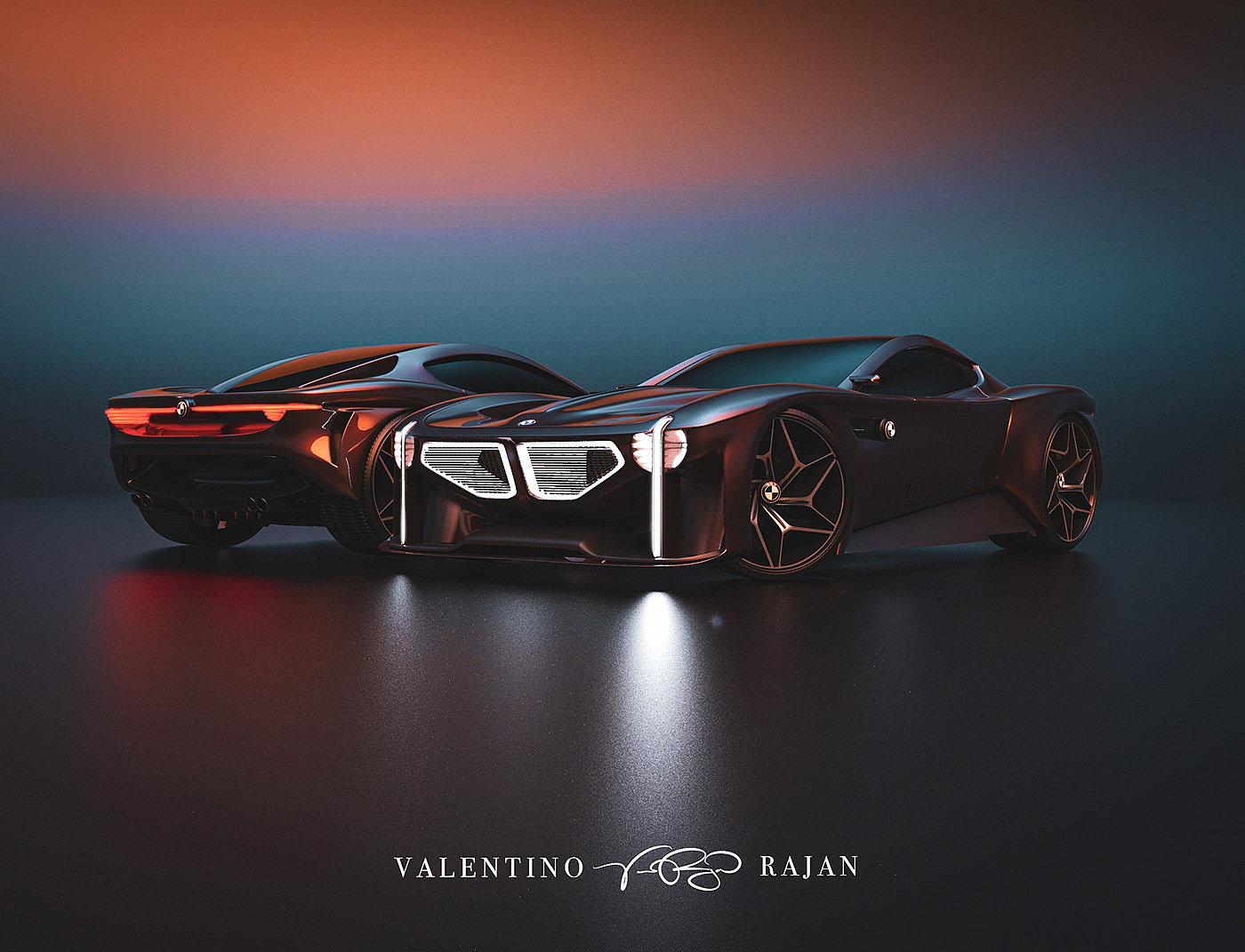 Valentino Rajan，BMW FNS iThirty，Automobile design，Streamlined design，