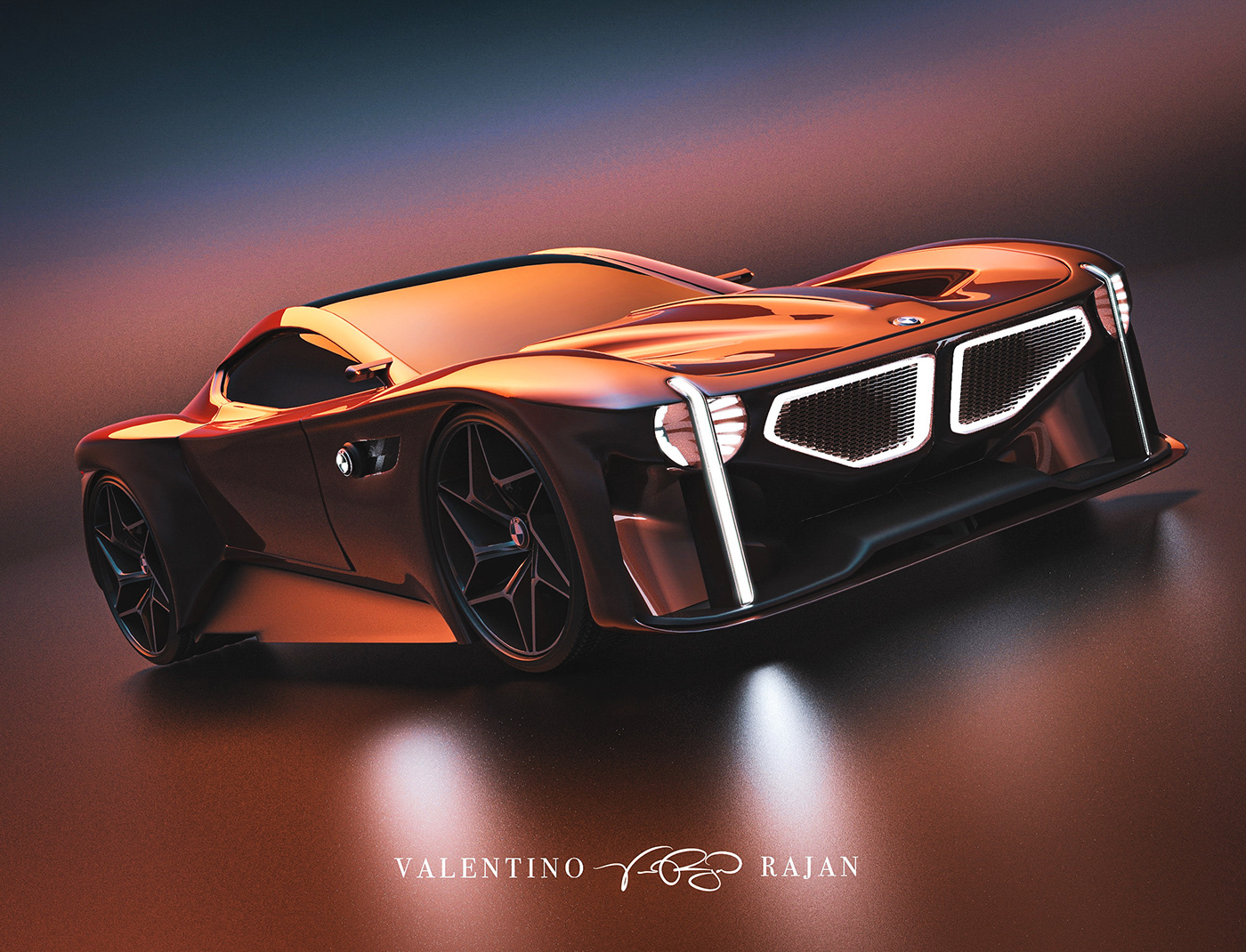 Valentino Rajan，BMW FNS iThirty，Automobile design，Streamlined design，