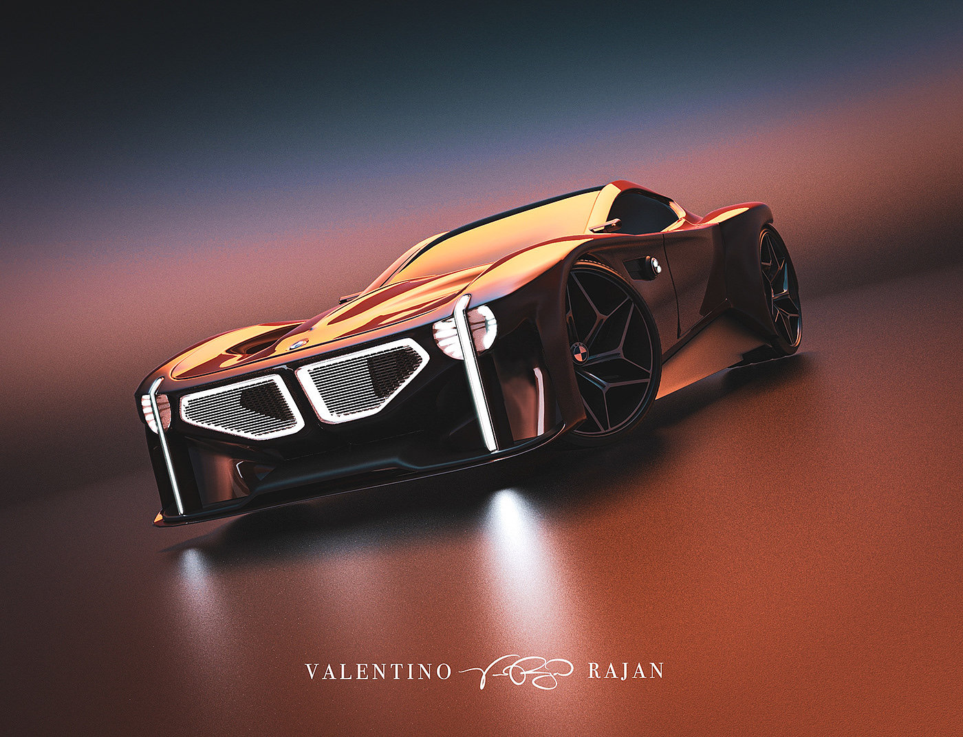 Valentino Rajan，BMW FNS iThirty，Automobile design，Streamlined design，