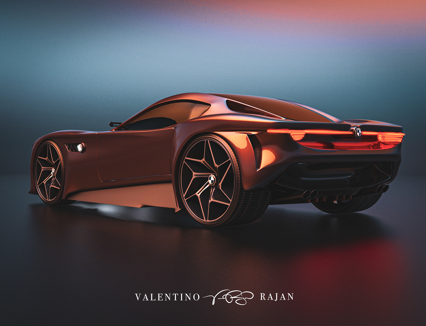 Valentino Rajan，BMW FNS iThirty，Automobile design，Streamlined design，