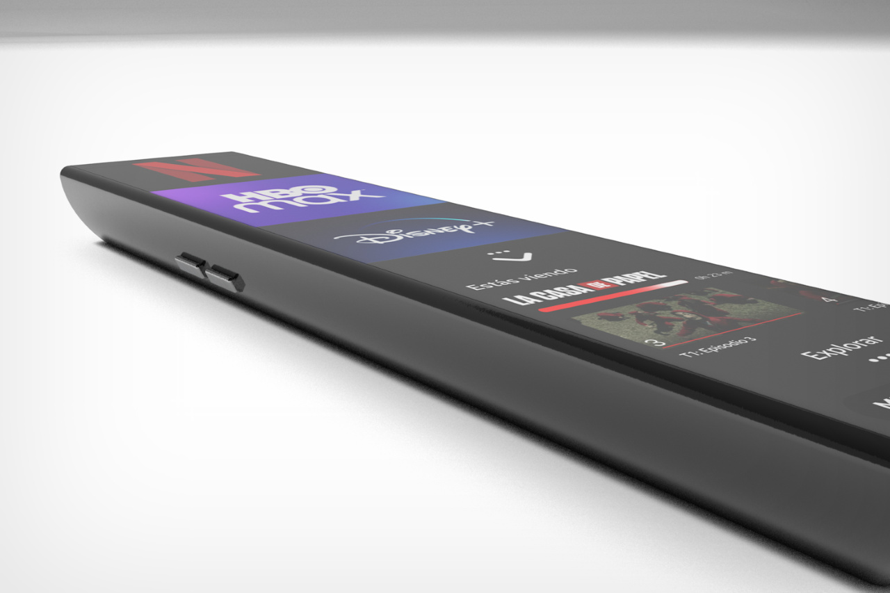 Alan Cabanelas，TouchSense Remote，Dynamic touch screen，sense of modernity，conceptual design，