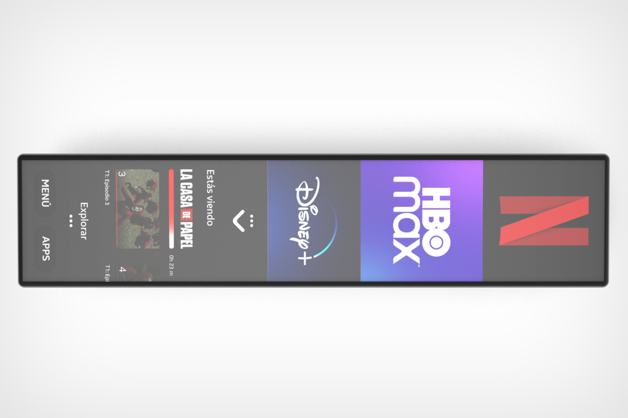 Alan Cabanelas，TouchSense Remote，Dynamic touch screen，sense of modernity，conceptual design，