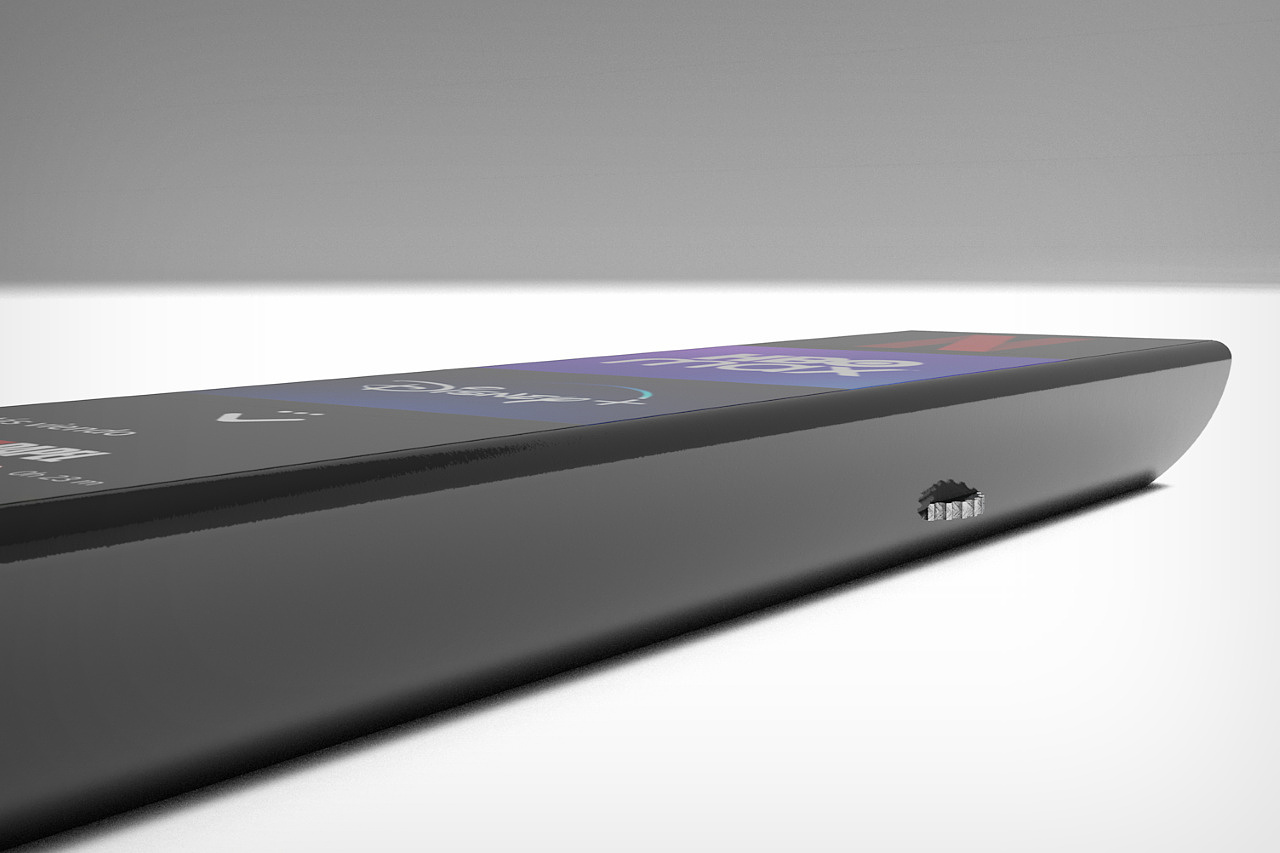 Alan Cabanelas，TouchSense Remote，Dynamic touch screen，sense of modernity，conceptual design，