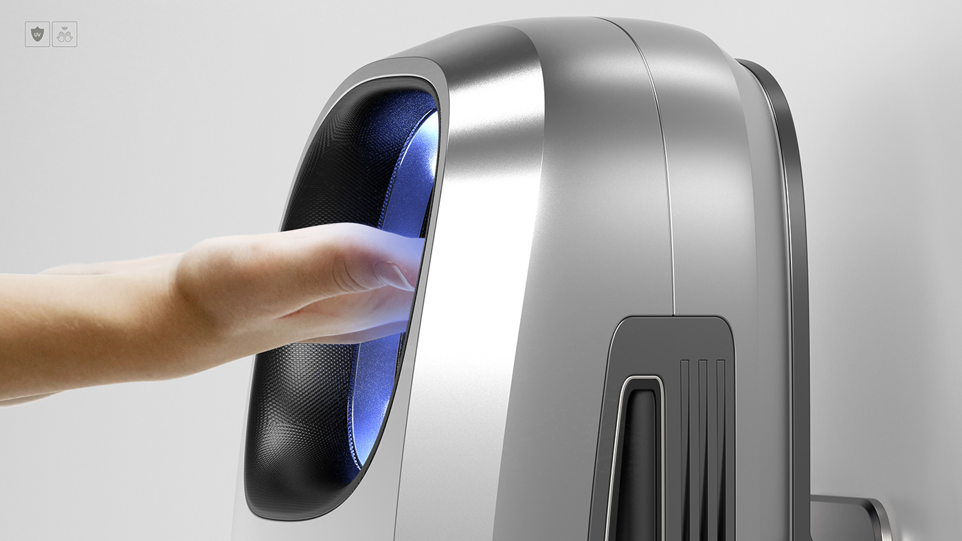 Designer Dot，Universal hand dryer，U_Dryer，social vulnerable groups，Equality，Efficiency，