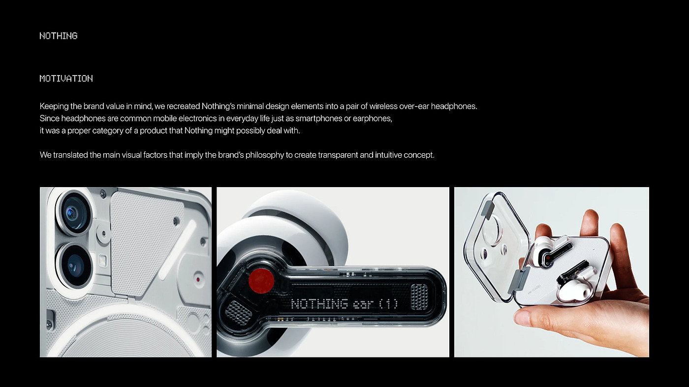 LFD Official，NOTHING head，Earphone design，Ergonomics，Minimalism，