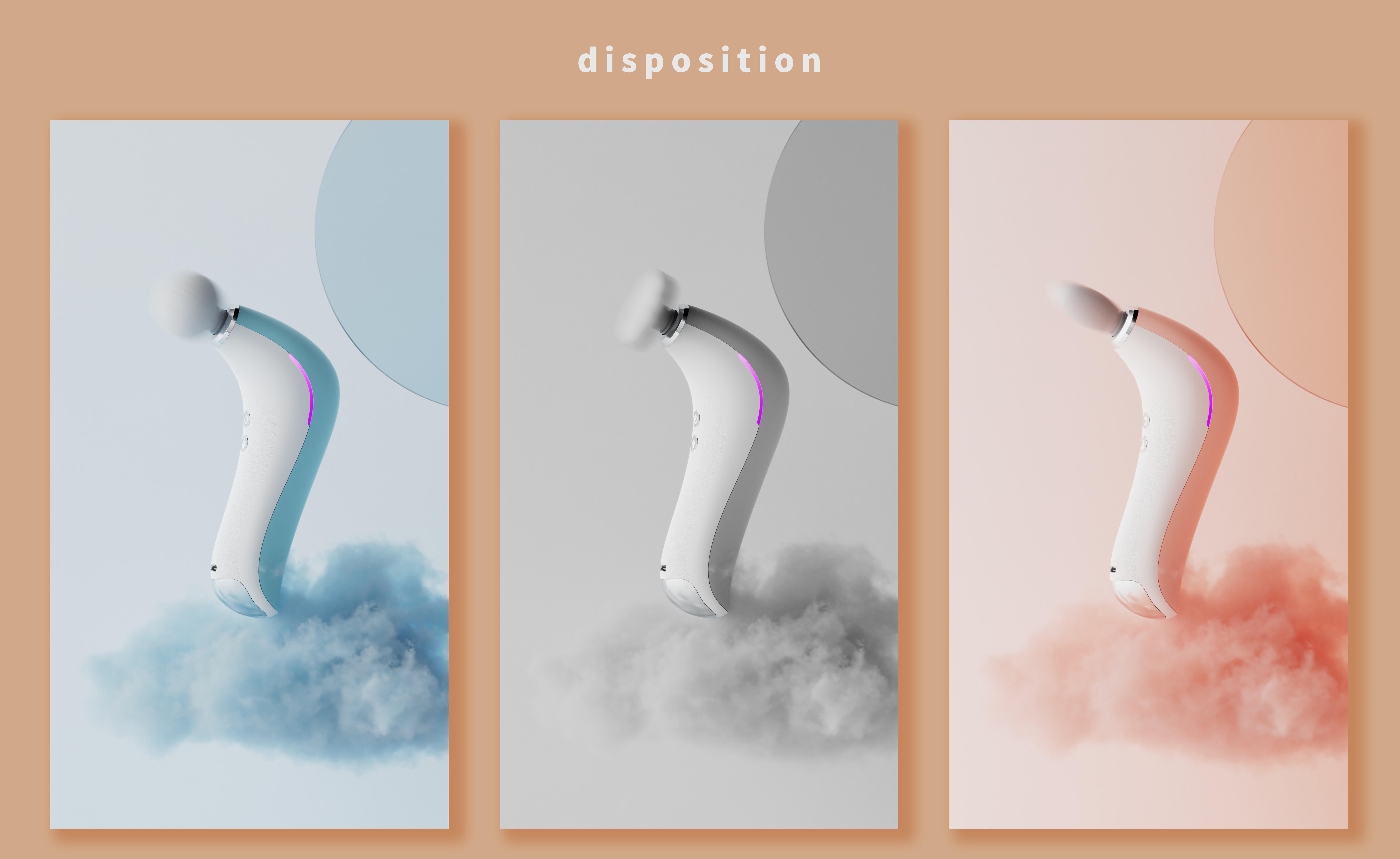 Fascia gun，design sketch，Visual effect design，