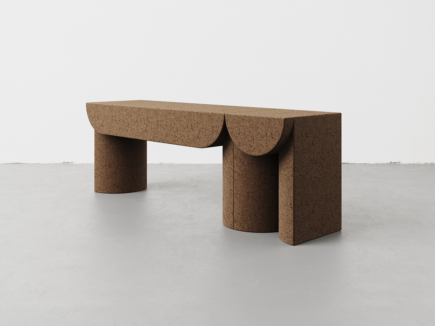 mudu studio，BULL Series，cork，Natural ecological materials，100 percent natural.，100 percent recyclable，chair，